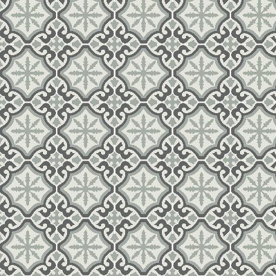 Estor opaco con diseño de azulejo marroquí