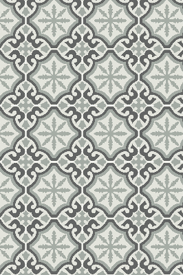 Estor opaco con diseño de azulejo marroquí