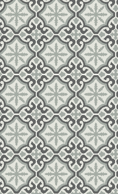 Estor opaco con diseño de azulejo marroquí