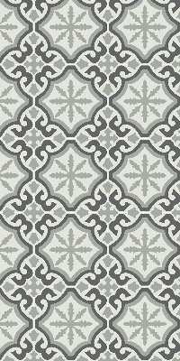 Estor opaco con diseño de azulejo marroquí