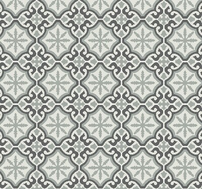 Estor opaco con diseño de azulejo marroquí