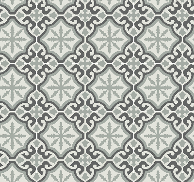 Estor opaco con diseño de azulejo marroquí
