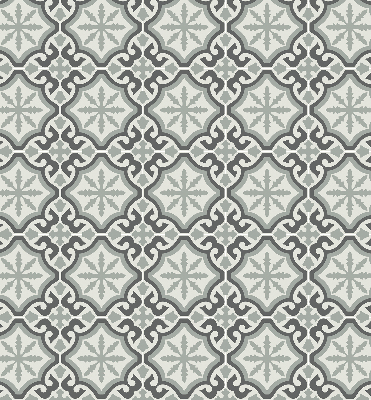 Estor opaco con diseño de azulejo marroquí