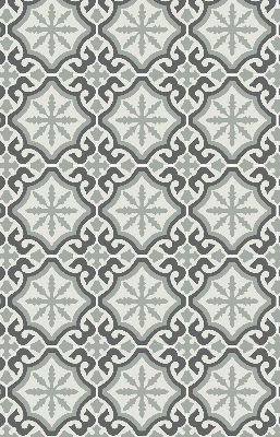 Estor opaco con diseño de azulejo marroquí
