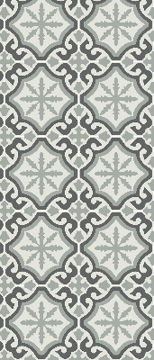 Estor opaco con diseño de azulejo marroquí