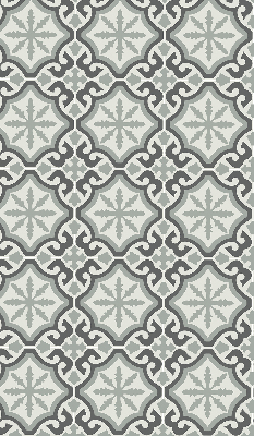 Estor opaco con diseño de azulejo marroquí