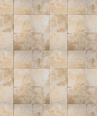 Estor decorativo en color azulejos