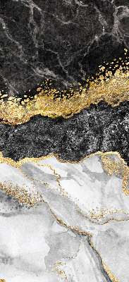 Estor decorativo en efecto mármol