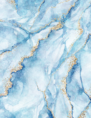 Estor decorativo de mármol azul