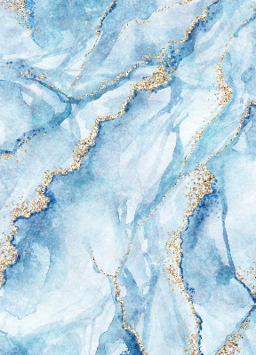 Estor decorativo de mármol azul