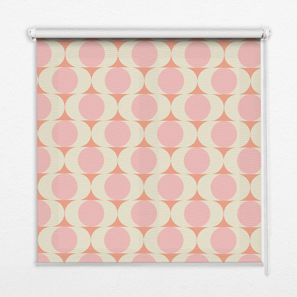 Estor opaco con estampado de ojos abstractos