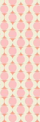 Estor opaco con estampado de ojos abstractos