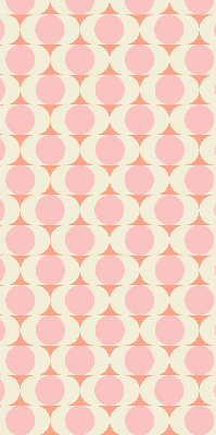 Estor opaco con estampado de ojos abstractos