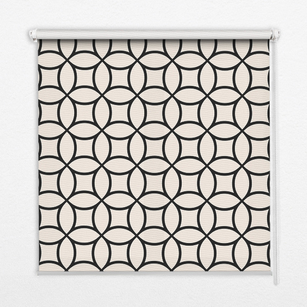 Estor decorativo entrelazado