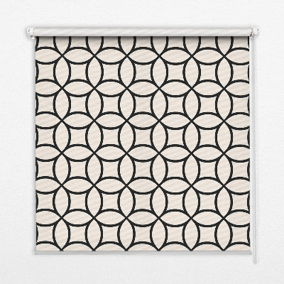 Estor decorativo entrelazado