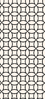Estor decorativo entrelazado