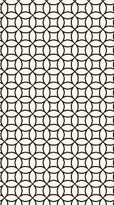 Estor decorativo entrelazado
