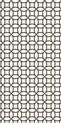 Estor decorativo entrelazado