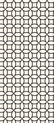 Estor decorativo entrelazado