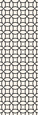 Estor decorativo entrelazado