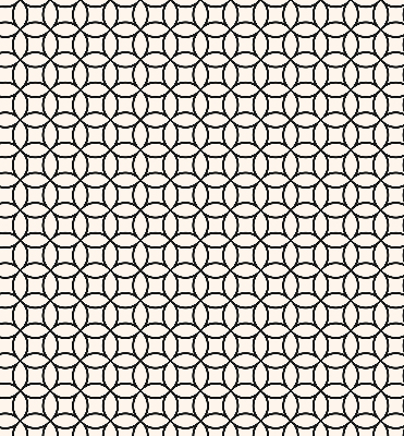 Estor decorativo entrelazado