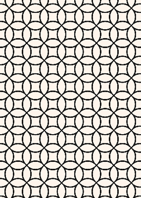 Estor decorativo entrelazado