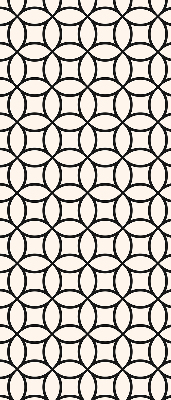 Estor decorativo entrelazado