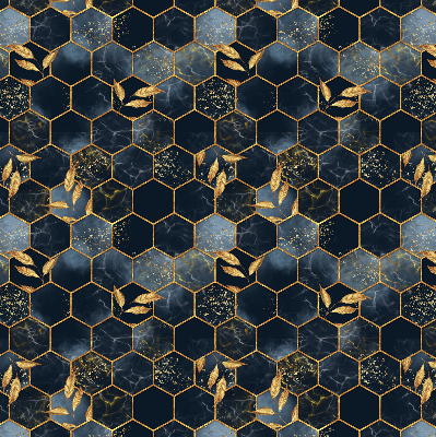 Estor enrollable de tela tipo paneles de abejas