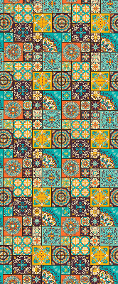 Estor opaco mandala colorido
