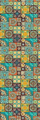 Estor opaco mandala colorido