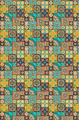 Estor opaco mandala colorido