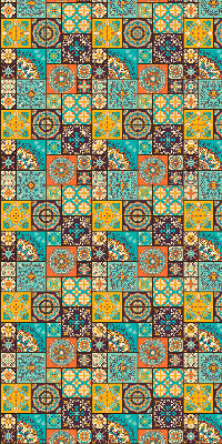 Estor opaco mandala colorido