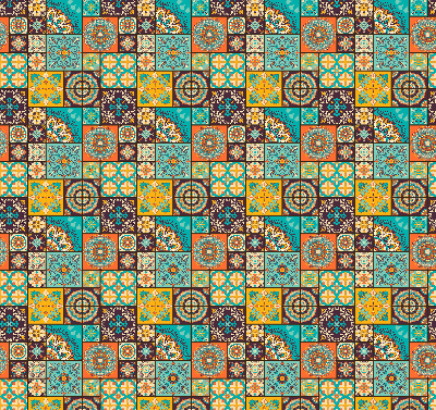 Estor opaco mandala colorido
