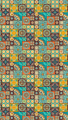 Estor opaco mandala colorido