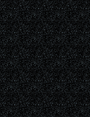 Estor opaco con elementos sobre un fondo negro