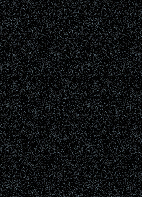 Estor opaco con elementos sobre un fondo negro