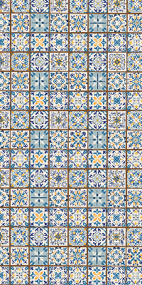 Estor enrollable de tela mandala