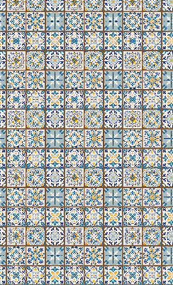 Estor enrollable de tela mandala