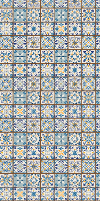 Estor enrollable de tela mandala