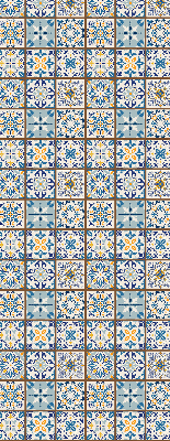 Estor enrollable de tela mandala