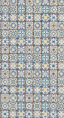 Estor enrollable de tela mandala