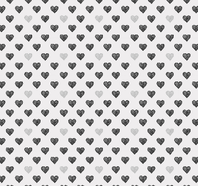 Estor opaco con diseño de corazones oscuros