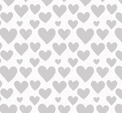 Estor opaco con corazones grises