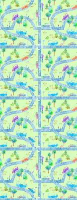 Estor decorativo calles