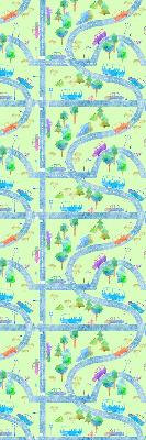 Estor decorativo calles