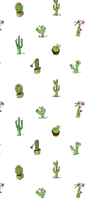 Estor enrollable de tela cactus
