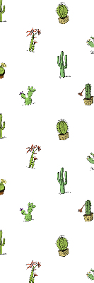 Estor enrollable de tela cactus