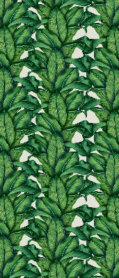 Estor opaco en color hojas verdes