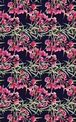 Estor decorativo flor exótica