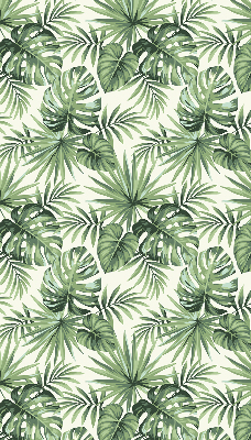 Estor decorativo con diseño de varias hojas